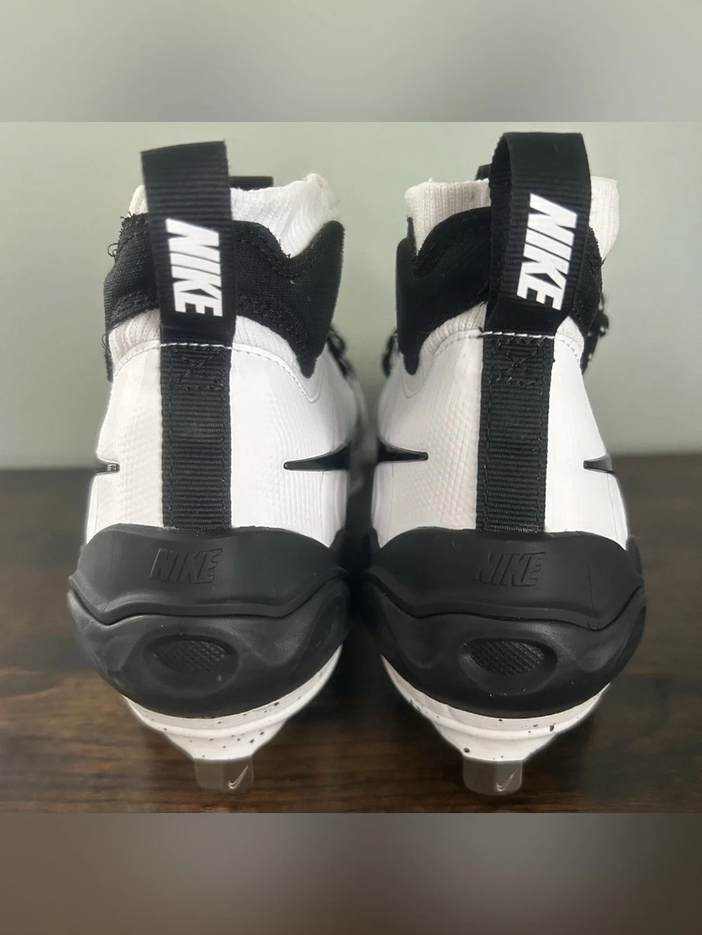Nike Alpha Huarache NXT Metal Baseball Cleats White Mens Size 7 DJ6517-107